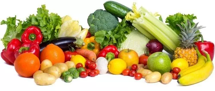 Frisches Obst und Gemüse